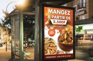 Création d’affiche publicitaire et supports d’impression